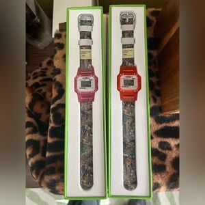 2 Evora Vintage Camo Watches Still In Box